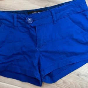 Blue shorts